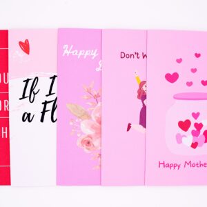 Happy Mother's Day cards with hearts.