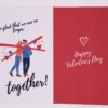 Happy Valentine's Day card with couple.