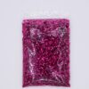 Pink glitter in a plastic bag.