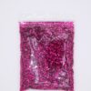 Pink glitter in a plastic bag.