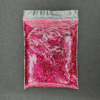 Pink glitter in a plastic bag.