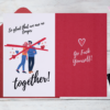 Breakup card with couple crossed out.