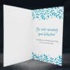 Greeting card with rude message.